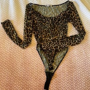 Cheetah Sheer Bodysuit
